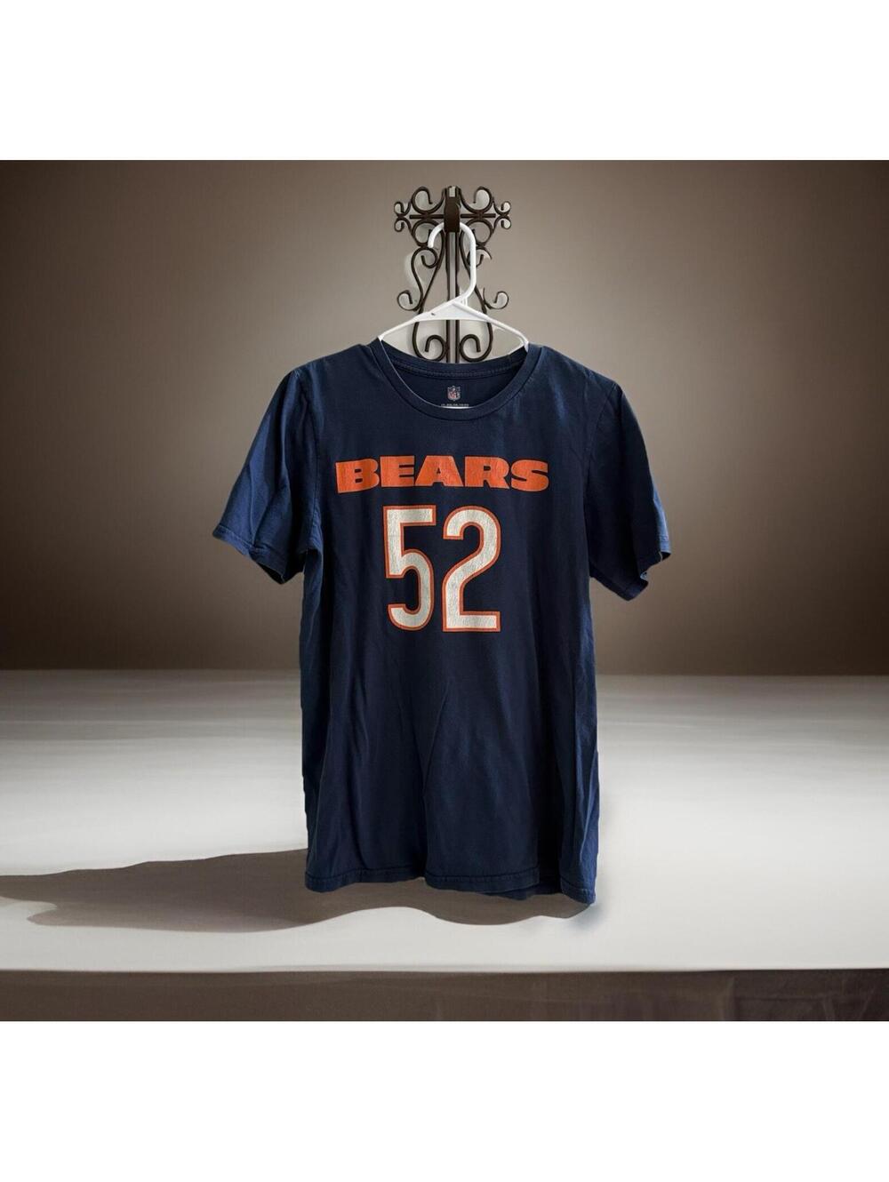 NFL Chicago Bears Khalil Mack #52 Youth XL 18-20 T-Shirt Navy Graphic Tee
